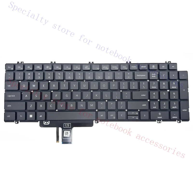 A+ New US Backlit Keyboard For DELL Latitude 5520 5530 5540 Precision 7670 7680
A+ New US Backlit Keyboard For DELL Latitude 5520 5530 5540 Precision 7670 7680