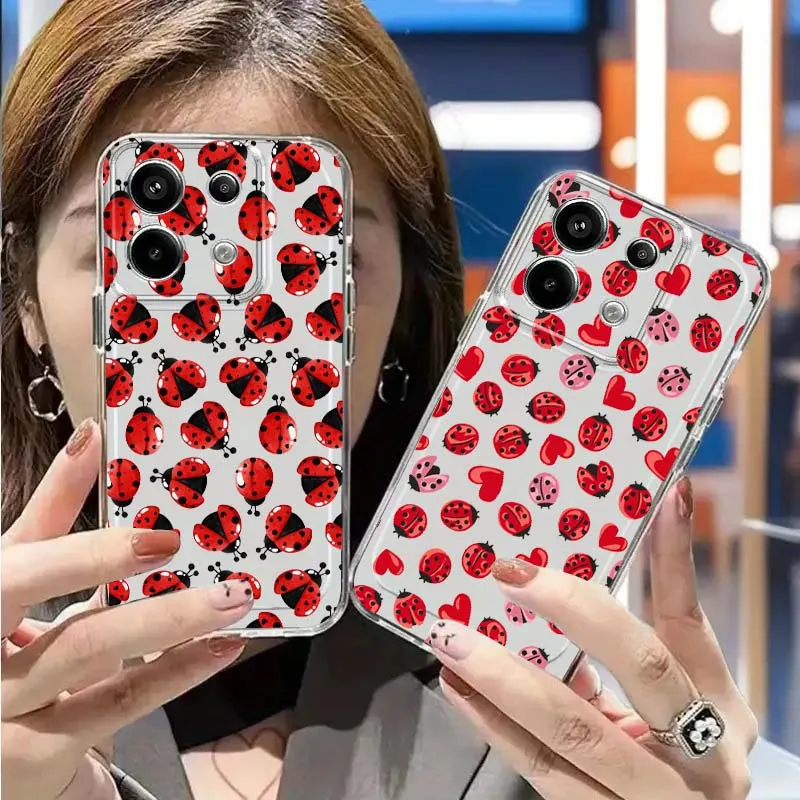Creative Seven-Spot Ladybug Cover For Xiaomi Redmi Note 15 14 13 12 11 9 9T 8 8T Pro Plus Protective Transparent Phone Case
Creative Seven-Spot Ladybug Cover For Xiaomi Redmi Note 15 14 13 12 11 9 9T 8 8T Pro Plus Protective Transparent Phone Case
