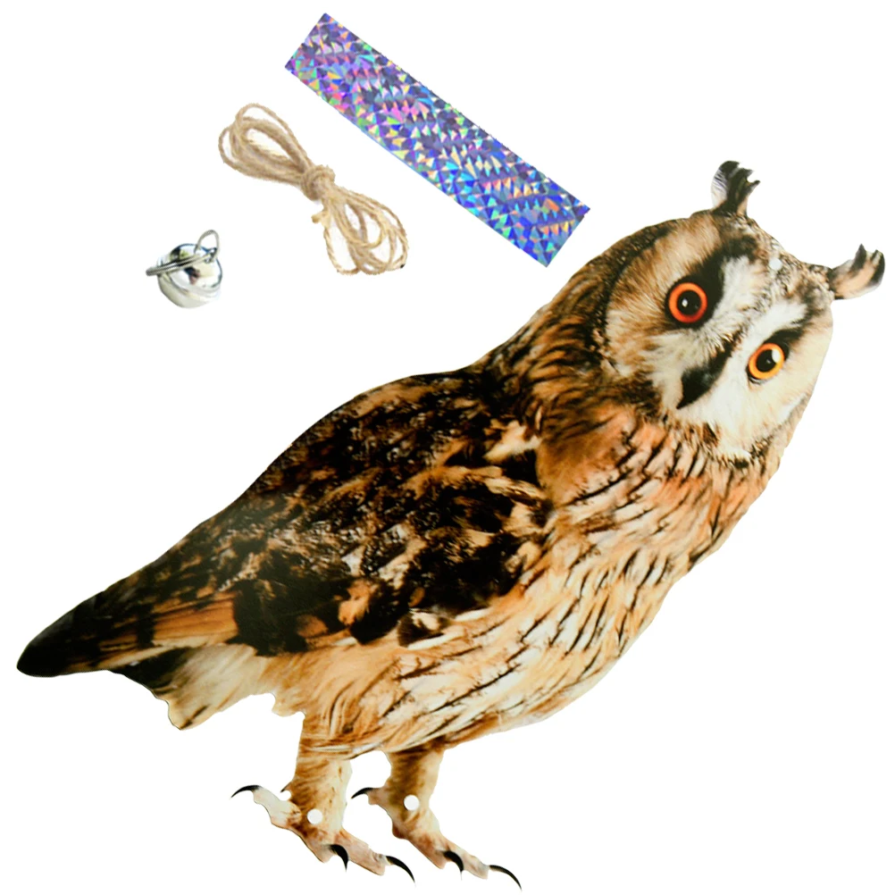 1 set Owl Wind Chime Garden Hanging Decor For Yard Tree Bird Deterrent Outdoor Decoration Lawn Ornament Rotating Scarecrow Craft
1 set Owl Wind Chime Garden Hanging Decor For Yard Tree Bird Deterrent Outdoor Decoration Lawn Ornament Rotating Scarecrow Craft