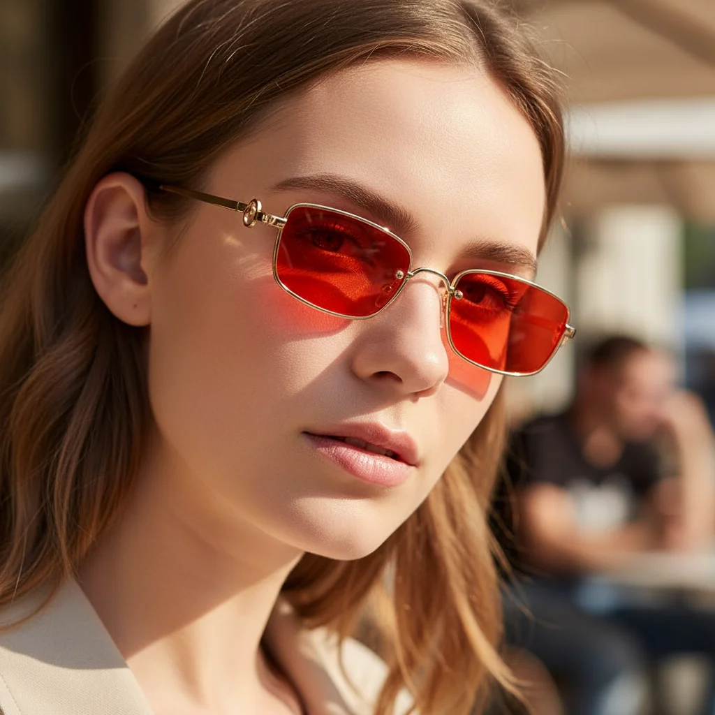 Funny Small Square Women's Sunglasses Hip Hop Narrow Vintage Shades Metal Eyewear for Women & Men
Funny Small Square Women's Sunglasses Hip Hop Narrow Vintage Shades Metal Eyewear for Women & Men