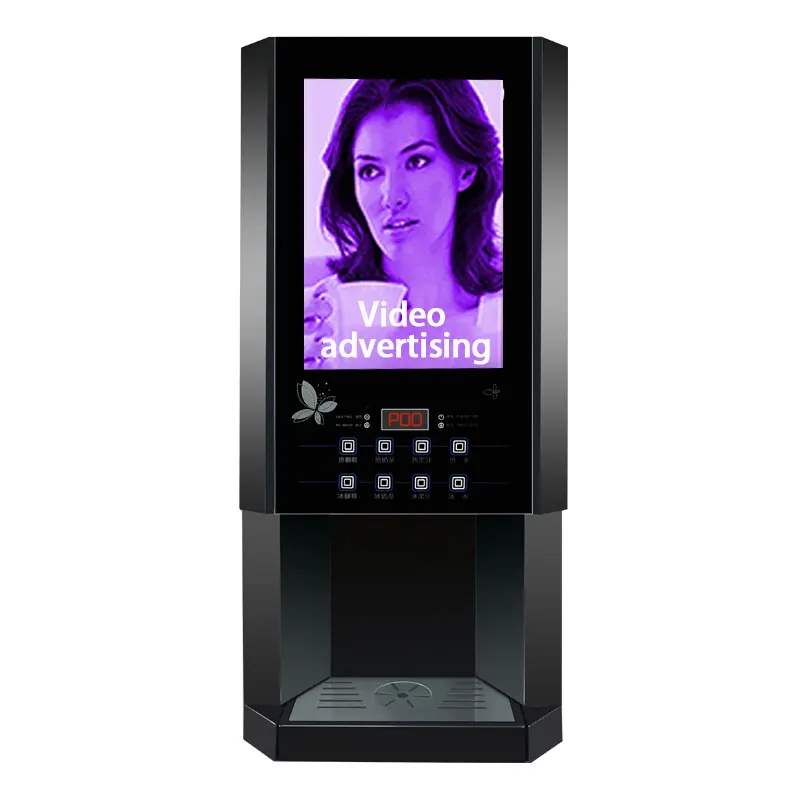 30SCW-8L Instant Coffee Vending Machine With Video Player Hot Cold Drinks Vending Machine Catering Service Office Use Vending
30SCW-8L Instant Coffee Vending Machine With Video Player Hot Cold Drinks Vending Machine Catering Service Office Use Vending