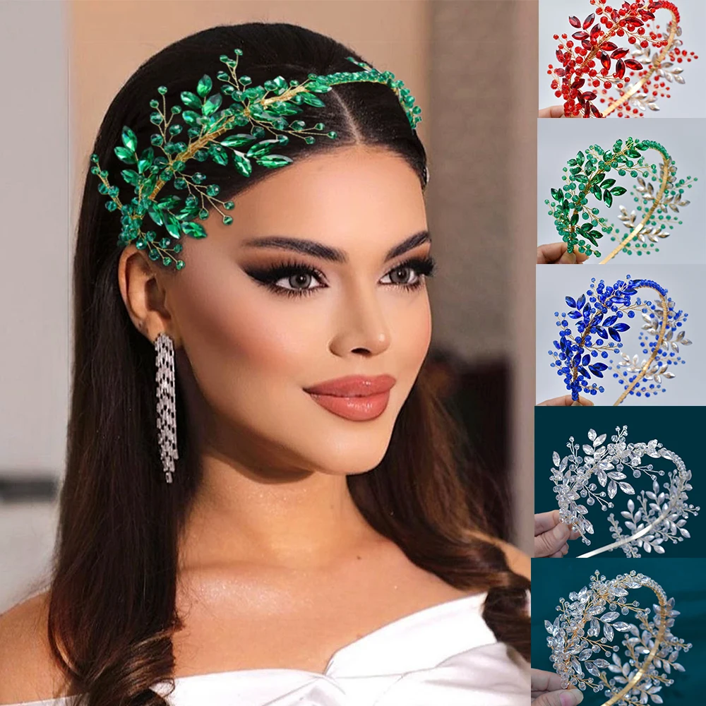 DZ097 Crystal Headwear for Bridal Wedding Headpiece Elegant Wedding Jewelry Head Decoration Bride Headwear Beaded Woman Tiaras
DZ097 Crystal Headwear for Bridal Wedding Headpiece Elegant Wedding Jewelry Head Decoration Bride Headwear Beaded Woman Tiaras