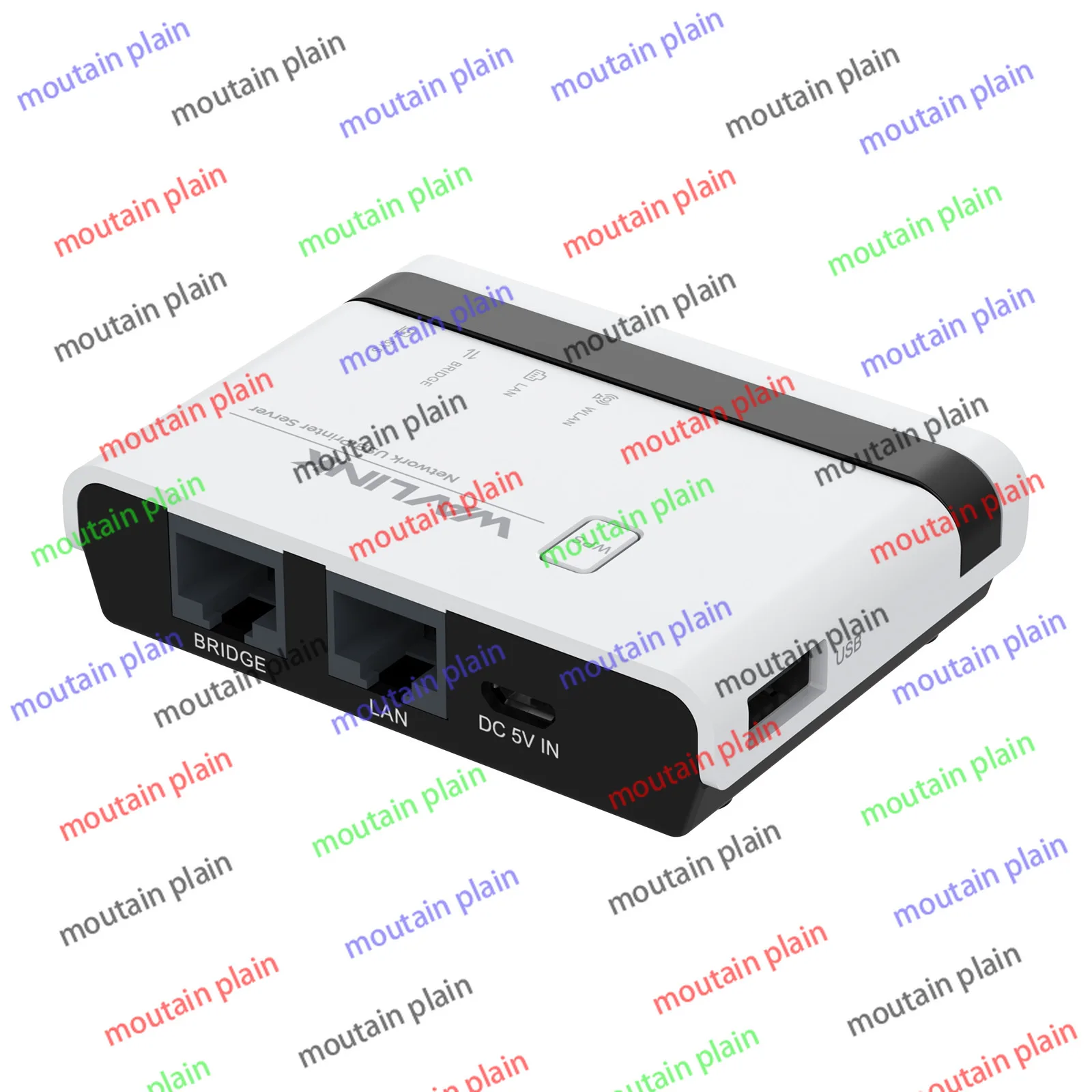 WAVLINK USB2.0 supports wired/wireless/standalone mode wireless printer server NU516U1