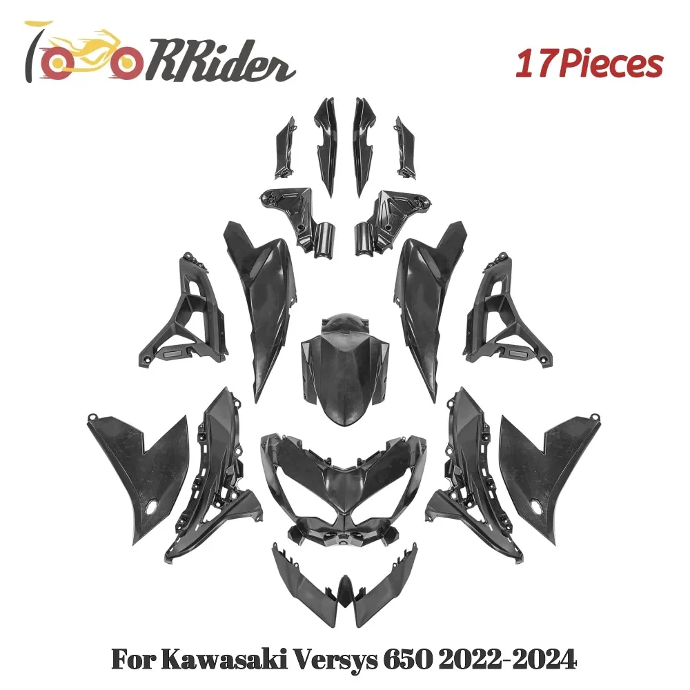 For Kawasaki Versys650 Versys 650 2022-2024 Motorcycle Full ABS Injection Fairing Kit Bodywork Frame Panels Cowling Set 17Pieces
For Kawasaki Versys650 Versys 650 2022-2024 Motorcycle Full ABS Injection Fairing Kit Bodywork Frame Panels Cowling Set 17Pieces
