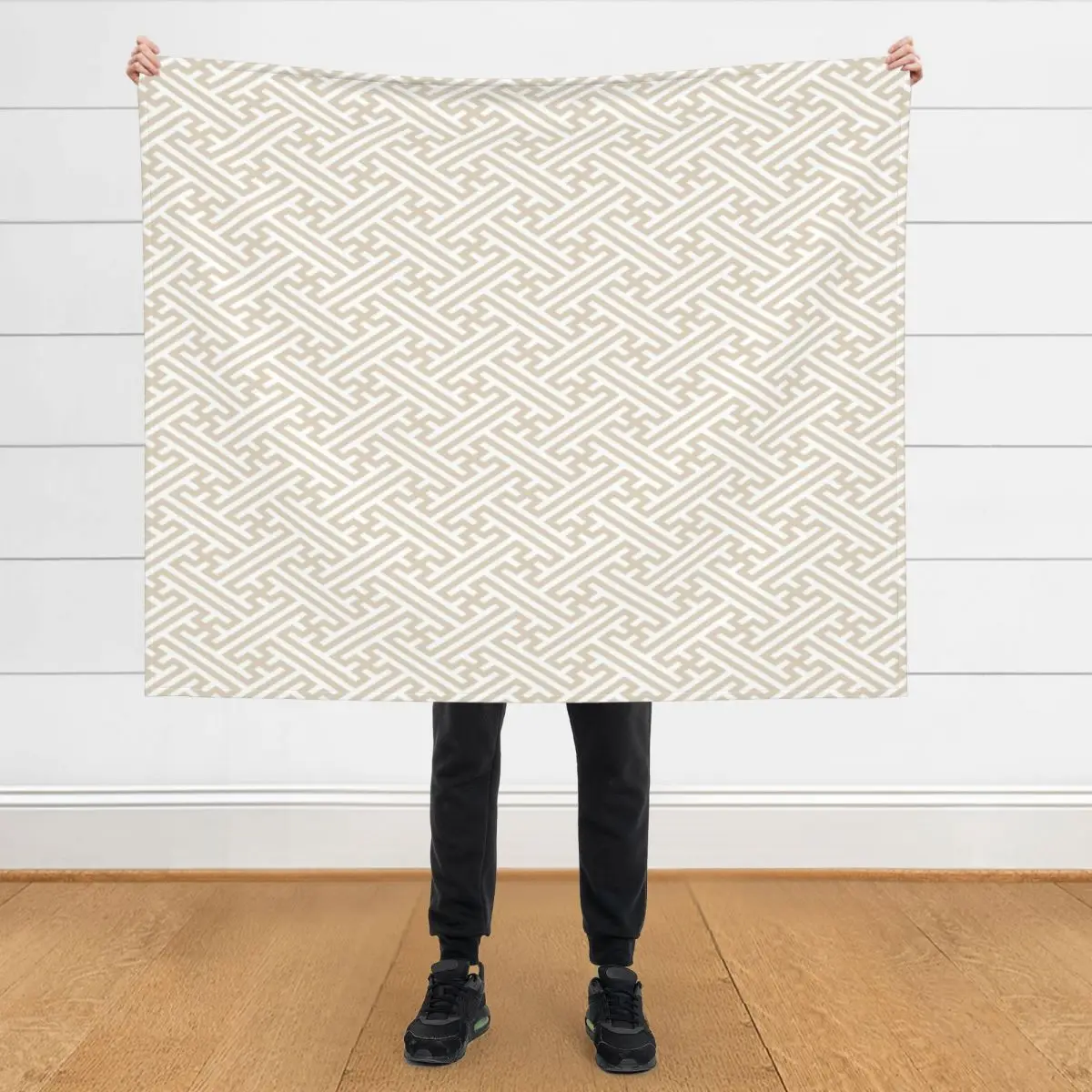 Sayagata - Japanese Traditional Pattern - Ivory & White Throw Blanket Designers Stuffeds Soft Big Blankets For Sofas Blankets
Sayagata - Japanese Traditional Pattern - Ivory & White Throw Blanket Designers Stuffeds Soft Big Blankets For Sofas Blankets