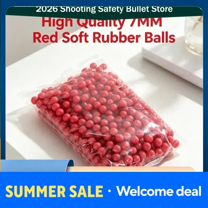 2026 For Cool 7MM Smooth Red Soft Round Pellets 500PCS/Bag Daily Outdoor Recreation Accessories 1Bag/2Bag/3Bag/5Bag/10Bag
2026 For Cool 7MM Smooth Red Soft Round Pellets 500PCS/Bag Daily Outdoor Recreation Accessories 1Bag/2Bag/3Bag/5Bag/10Bag