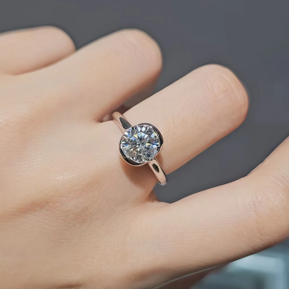 Luxury Solitaire Sparkling 2ct Moissanite Women's Ring - 925 Sterling Silver Wedding Band & Engagement Ring Anniversary Jewelry
Luxury Solitaire Sparkling 2ct Moissanite Women's Ring - 925 Sterling Silver Wedding Band & Engagement Ring Anniversary Jewelry