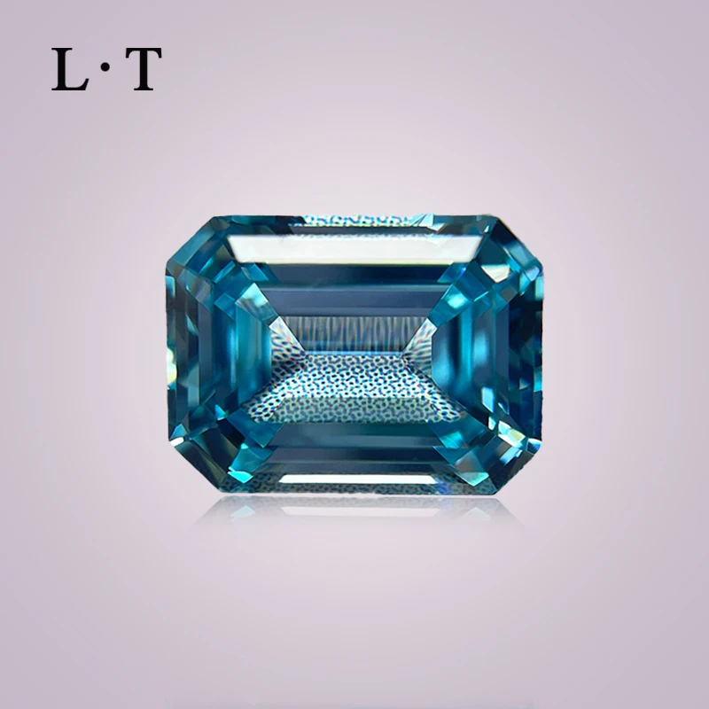 Lab Grown Sapphire Emerald Cut Extremely Shiny Quality Aquamarine Color Gemstone for Charm DIY Jewelry Materials AGL Certificate
Lab Grown Sapphire Emerald Cut Extremely Shiny Quality Aquamarine Color Gemstone for Charm DIY Jewelry Materials AGL Certificate