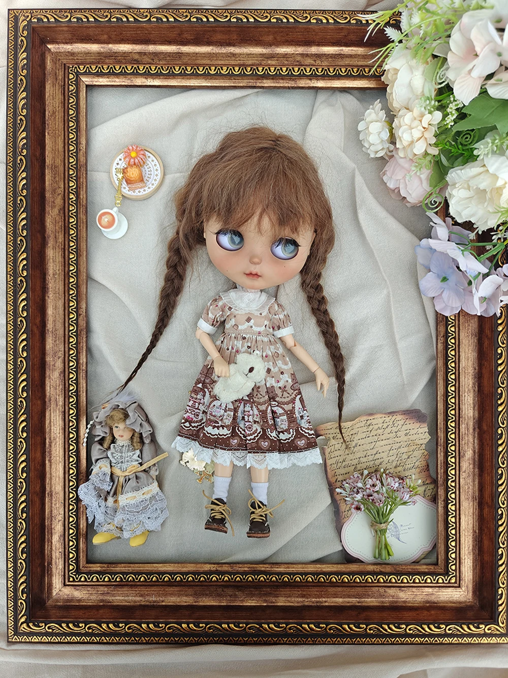 Blythe doll Clothes brown Fashion Retro Princess Long Dress Blythe Clothes for Ymy Licca Azones Ob22 24 27 YMY Doll Accessories
Blythe doll Clothes brown Fashion Retro Princess Long Dress Blythe Clothes for Ymy Licca Azones Ob22 24 27 YMY Doll Accessories