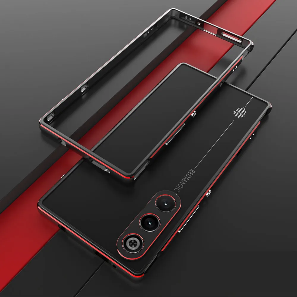 For Nubia Redmagic 10 Air Case,Red Magic 10 Air Aluminum metal bumper Frame Slim Screw Cover Case with camera protector
For Nubia Redmagic 10 Air Case,Red Magic 10 Air Aluminum metal bumper Frame Slim Screw Cover Case with camera protector