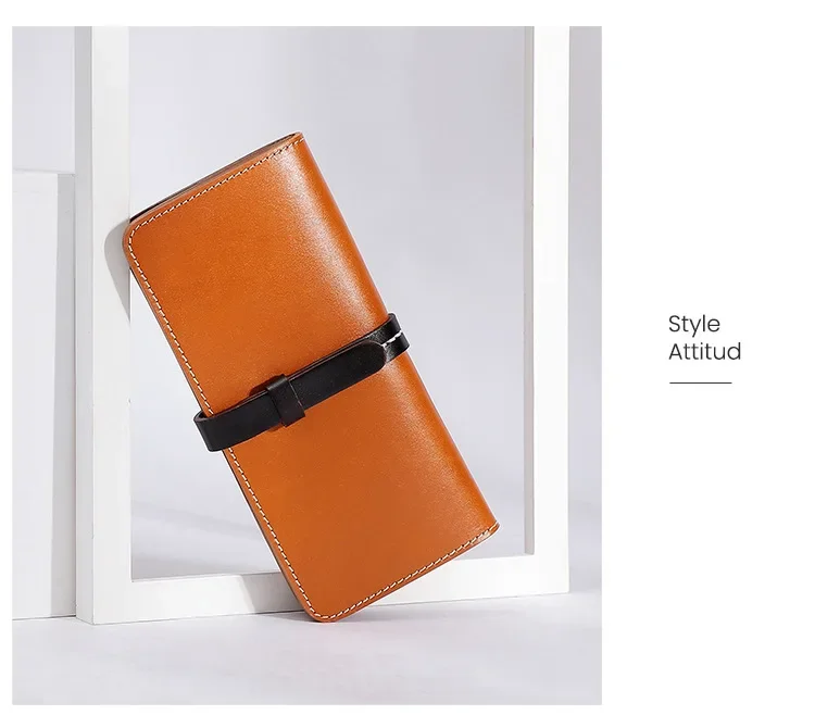 Ladies' genuine leather wallet, high quality, coin wallet, card holder, fashionable long handbag
Ladies' genuine leather wallet, high quality, coin wallet, card holder, fashionable long handbag