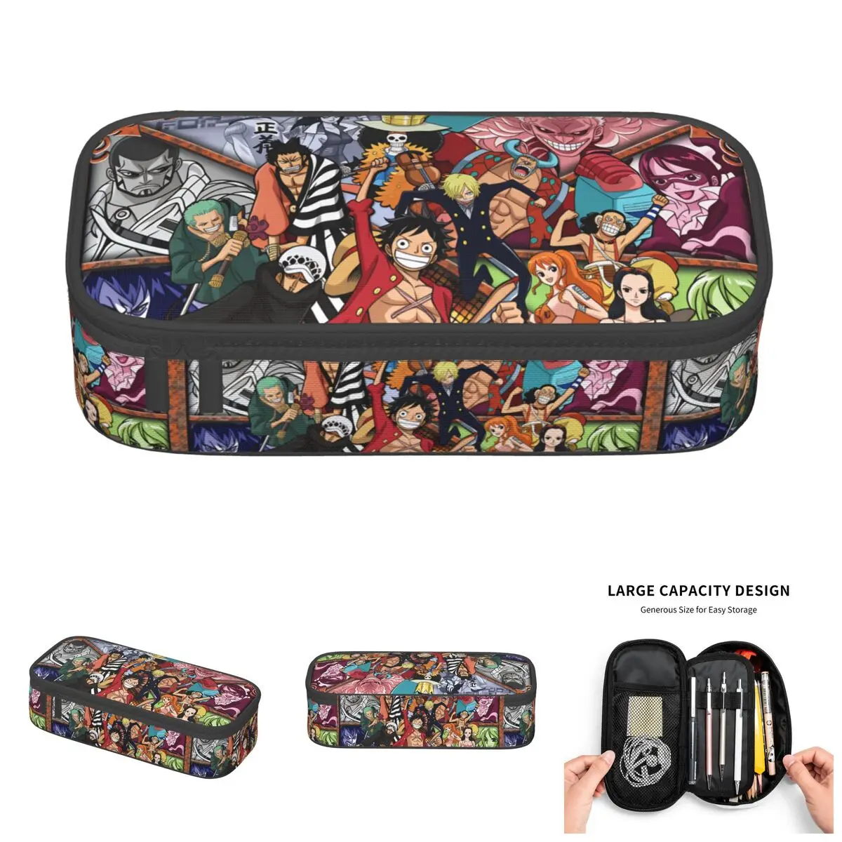 Nami One PieceLuffy Roronoa Zoro Pencil Case for Large Storage Usopp Franky Brook Nico Robin Pencil Pouch School Accessories
Nami One PieceLuffy Roronoa Zoro Pencil Case for Large Storage Usopp Franky Brook Nico Robin Pencil Pouch School Accessories