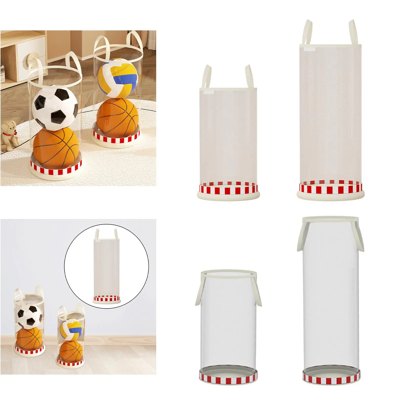 Sports Ball Holder Clear Ball Storage Bin for Basketball Volleyball Soccer
Sports Ball Holder Clear Ball Storage Bin for Basketball Volleyball Soccer
