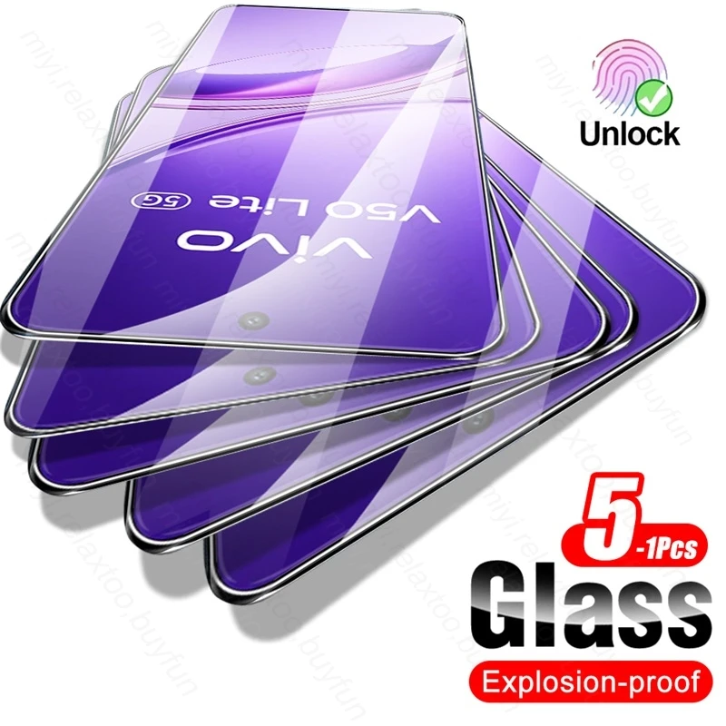V50Lite 5G Glass 5-1Pcs 9H Clear Tempered Glass For vivo V50 Lite V 50Lite 50 Light 5G 4G Screen Protectors Explosion-Proof Film
V50Lite 5G Glass 5-1Pcs 9H Clear Tempered Glass For vivo V50 Lite V 50Lite 50 Light 5G 4G Screen Protectors Explosion-Proof Film