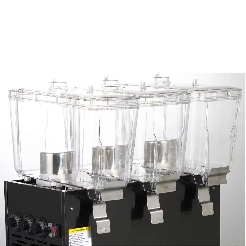 Commercial Automatic Stainless Steel 3 Tanks Fruit Juice Dispenser Machine Refrigerated Cold Beverage Dispenser for Parties
Commercial Automatic Stainless Steel 3 Tanks Fruit Juice Dispenser Machine Refrigerated Cold Beverage Dispenser for Parties