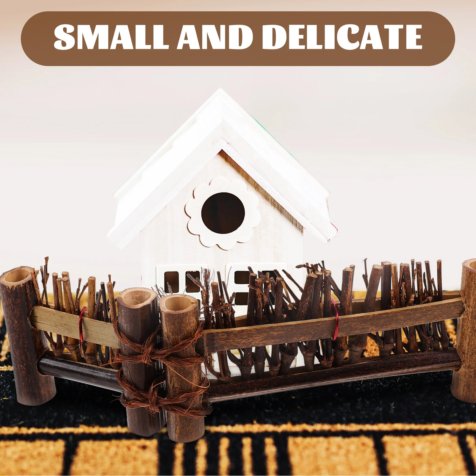Mini Bamboo Fence Decor Smooth Surface Easy Wire Premium Material Safe Use Storage Microlandscape Ornament Garden
Mini Bamboo Fence Decor Smooth Surface Easy Wire Premium Material Safe Use Storage Microlandscape Ornament Garden