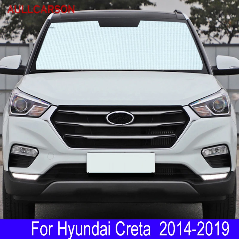 For Hyundai Creta 2014 2015 2018 2019 Sunshades UV Protection Curtain Sun Shade Visor Front Windshield Protector Car Accessories
For Hyundai Creta 2014 2015 2018 2019 Sunshades UV Protection Curtain Sun Shade Visor Front Windshield Protector Car Accessories