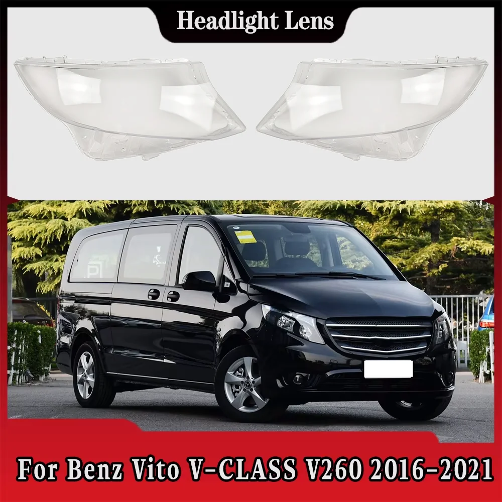 For Benz Vito V-CLASS V260 2016 2017 2018 2019 2020 2021 Car Front Headlight Cover Lampshade Lampcover Caps Headlamp Shell
For Benz Vito V-CLASS V260 2016 2017 2018 2019 2020 2021 Car Front Headlight Cover Lampshade Lampcover Caps Headlamp Shell