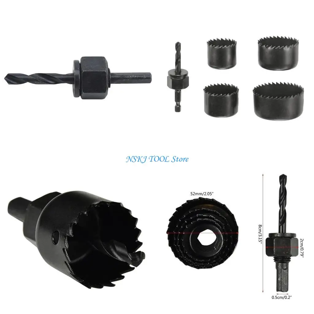 L8RC 5Pack Opener Hole Bit Cutting Drilling Tool Set With Round Replacement
L8RC 5Pack Opener Hole Bit Cutting Drilling Tool Set With Round Replacement