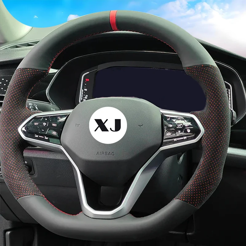 AFC Suede Leather Car Steering Wheel Cover For Volkswagen VW MK8 Golf 8 GTI8 GTD8 GTE8 r8 Arteon Tiguan Touareg R-Line 2020-2021
AFC Suede Leather Car Steering Wheel Cover For Volkswagen VW MK8 Golf 8 GTI8 GTD8 GTE8 r8 Arteon Tiguan Touareg R-Line 2020-2021