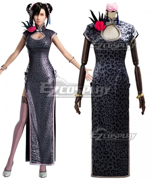 Final Fantasy VII Remake Tifa Lockhart Women Cheongsam Dress Halloween Party Christmas Girls Skirt Cosplay Costume E001
Final Fantasy VII Remake Tifa Lockhart Women Cheongsam Dress Halloween Party Christmas Girls Skirt Cosplay Costume E001