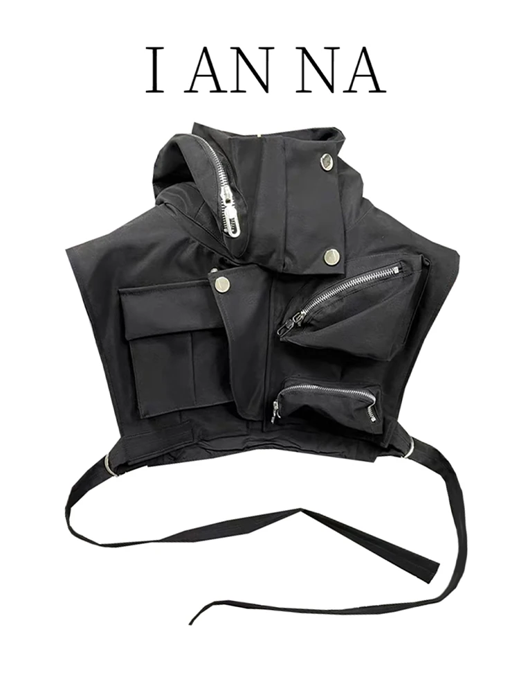 Black American Style Sleeveless Workwear Vest Women's Outerwear Autumn 2023 New Style Commute Wind Zipper Design Pure Color
Black American Style Sleeveless Workwear Vest Women's Outerwear Autumn 2023 New Style Commute Wind Zipper Design Pure Color