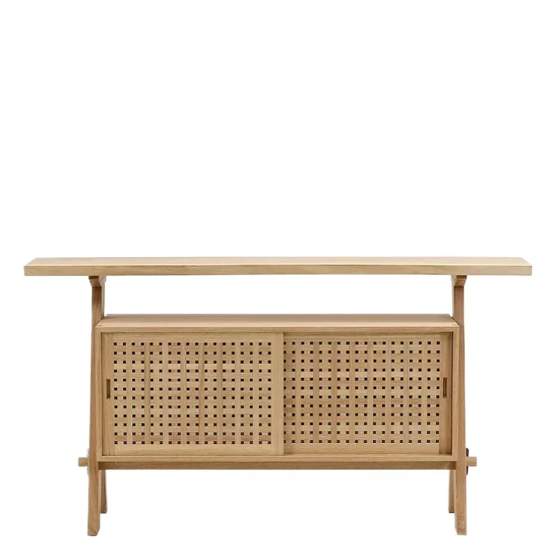 Nordic solid wood dining side cabinet, Japanese simple rattan storage , medieval wabi-sabi wind porch cabinet, living room
Nordic solid wood dining side cabinet, Japanese simple rattan storage , medieval wabi-sabi wind porch cabinet, living room