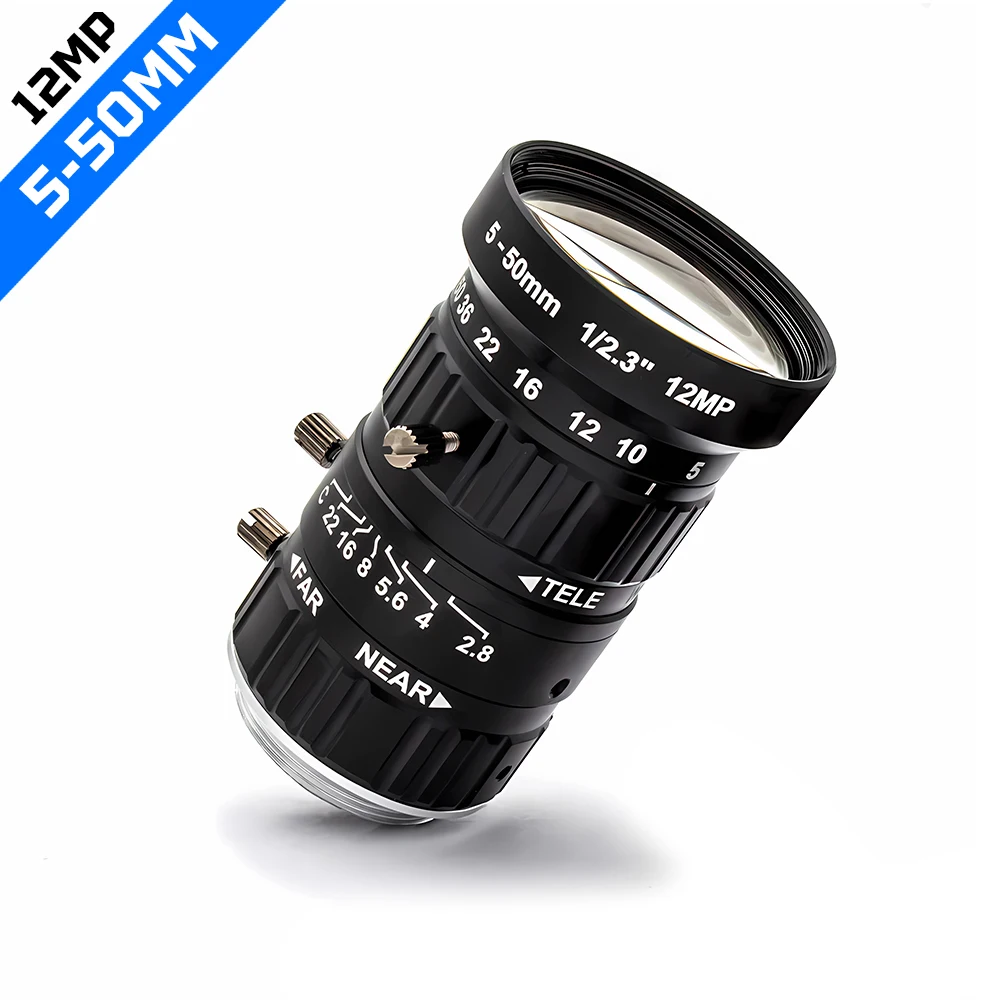 WGWK 5-50mm Camera High Quality Telescope Zoom 1/2.3" HD 12Megapixel C Mount Varifocal Lens Professional Industrial Camera Lens
WGWK 5-50mm Camera High Quality Telescope Zoom 1/2.3" HD 12Megapixel C Mount Varifocal Lens Professional Industrial Camera Lens