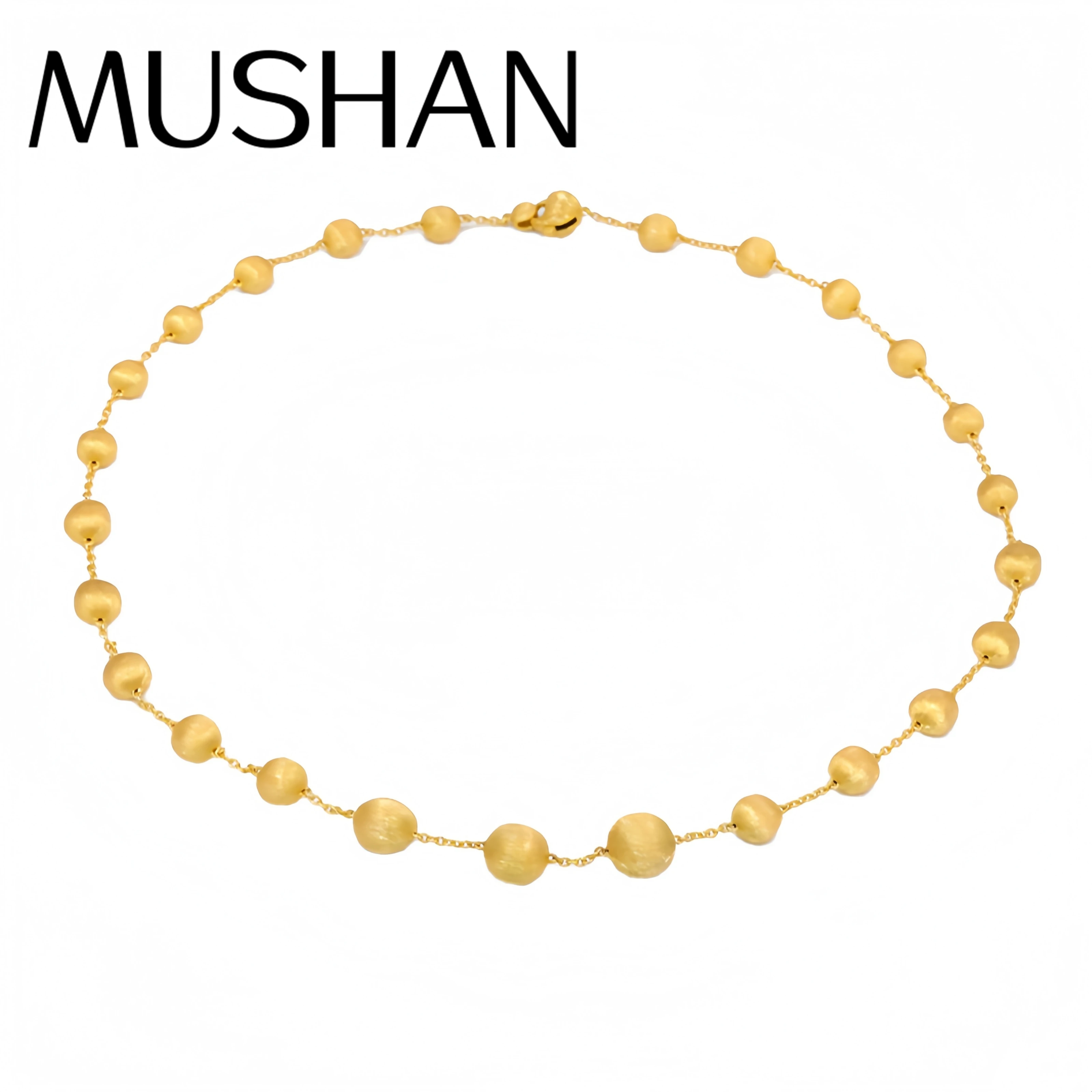 Mushan Luxury Brand New Style 925 Sterling Silver Brushed Ball Necklace High Quality For Women'S Collarbone Chain Jewelry
Mushan Luxury Brand New Style 925 Sterling Silver Brushed Ball Necklace High Quality For Women'S Collarbone Chain Jewelry