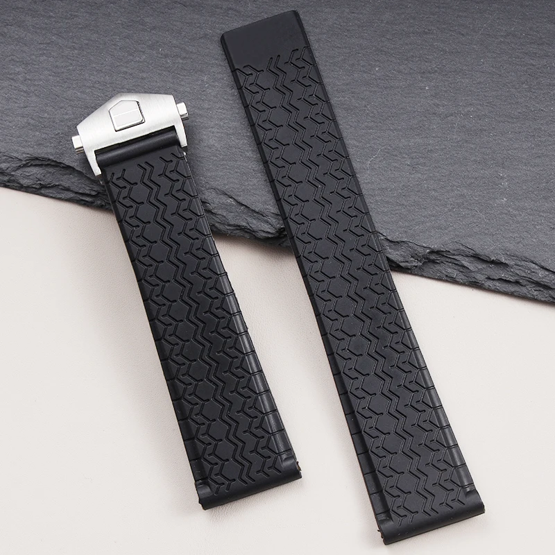 high quality 22mm black silicone watchband for Tag Heuer Carrera watch strap men rubber wrist braceler belt deployment clasp
high quality 22mm black silicone watchband for Tag Heuer Carrera watch strap men rubber wrist braceler belt deployment clasp