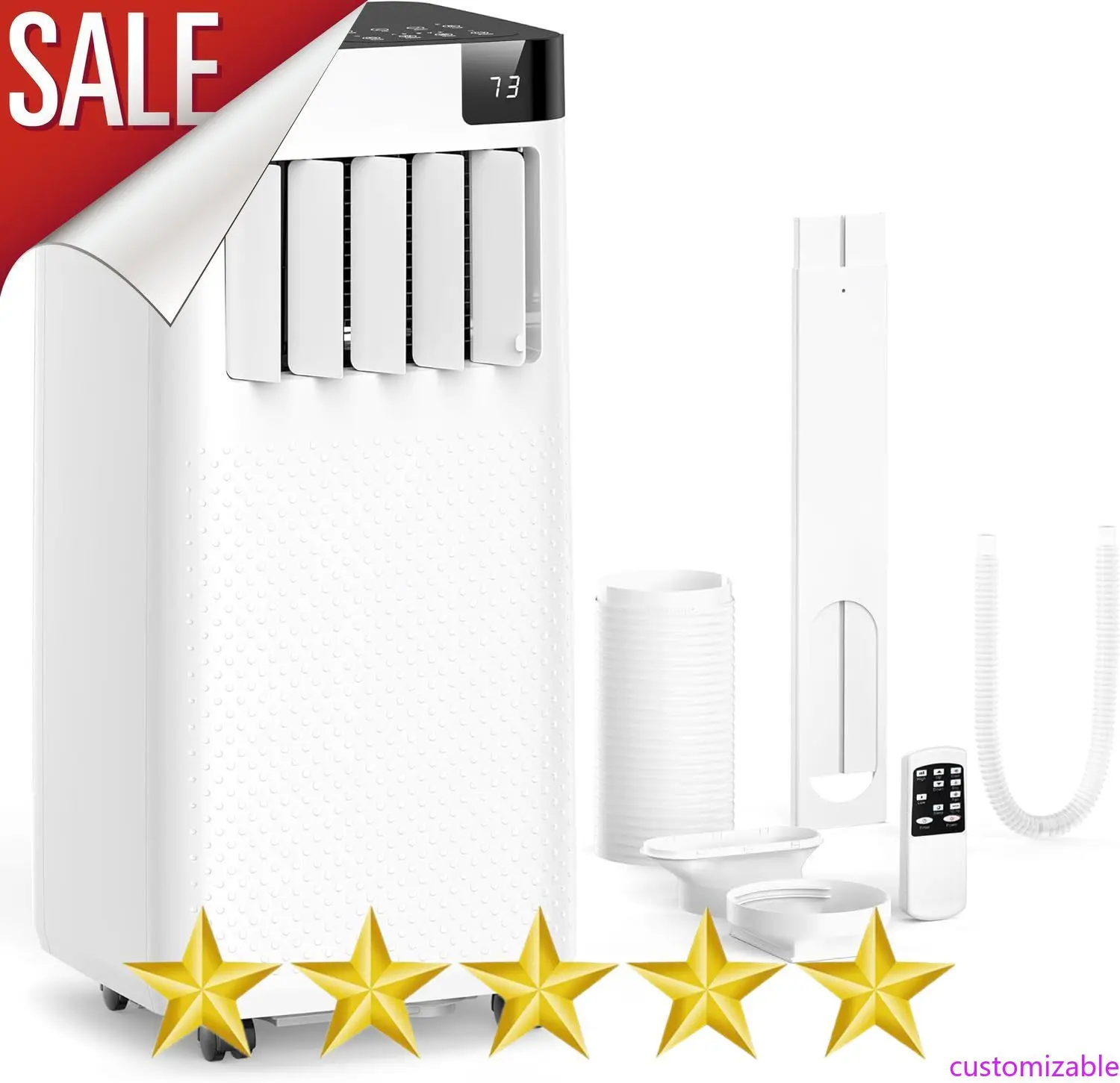 Настраиваемые портативные кондиционеры 10 000 БТЕ, 4 режима портативного блока переменного тока с быстрым охлаждением/энергоэффективным энергопотреблением/пультом дистанционного управления/24 часа
Настраиваемые портативные кондиционеры 10 000 БТЕ, 4 режима портативного блока переменного тока с быстрым охлаждением/энергоэффективным энергопотреблением/пультом дистанционного управления/24 часа