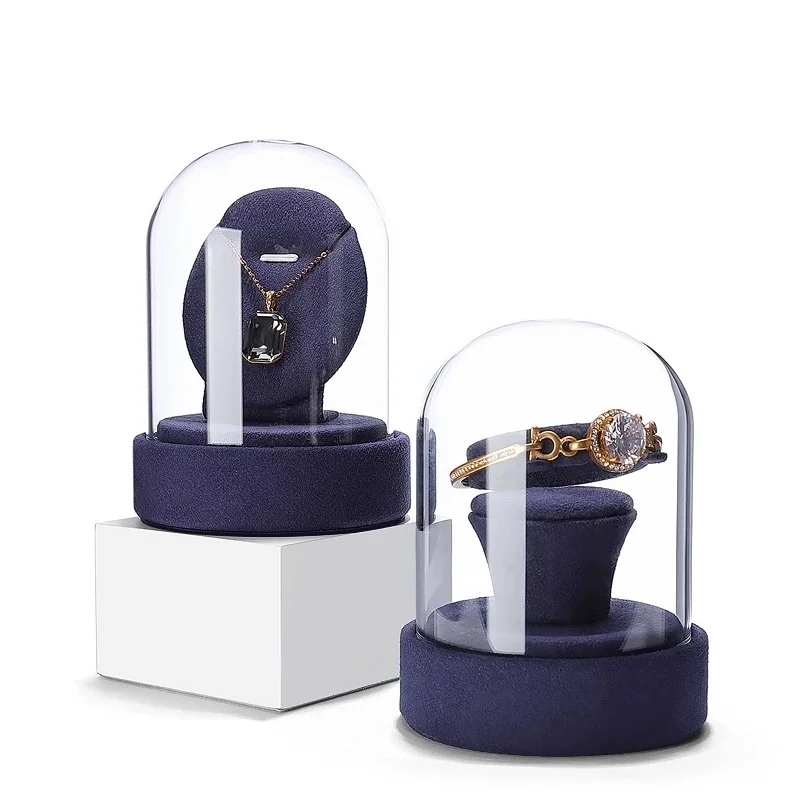 Creative Jewelry Display Props Ring Bracelet Necklace Accessory Display Stand With Dust-Proof Glass Cover For Decorative Items
Creative Jewelry Display Props Ring Bracelet Necklace Accessory Display Stand With Dust-Proof Glass Cover For Decorative Items