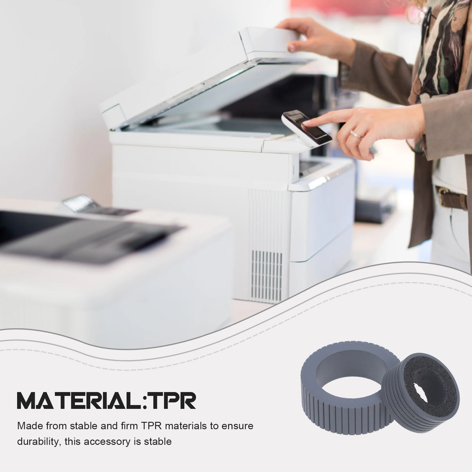 4pcs Tpr Separator Cover Enhanced Scanning Efficiency Scratch Resistant Parts Replacement Roller Accessories For Scanner
4pcs Tpr Separator Cover Enhanced Scanning Efficiency Scratch Resistant Parts Replacement Roller Accessories For Scanner