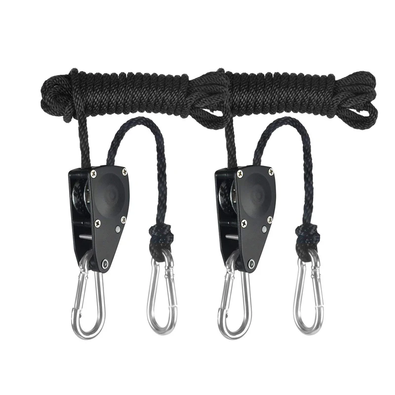 1/8" Grow Tent LED Grow Light Lanyard Hanging Pulley Rope Ratchet Adjustable Rope For Room Box Growing Light Greenhouse Fixtures
1/8" Grow Tent LED Grow Light Lanyard Hanging Pulley Rope Ratchet Adjustable Rope For Room Box Growing Light Greenhouse Fixtures