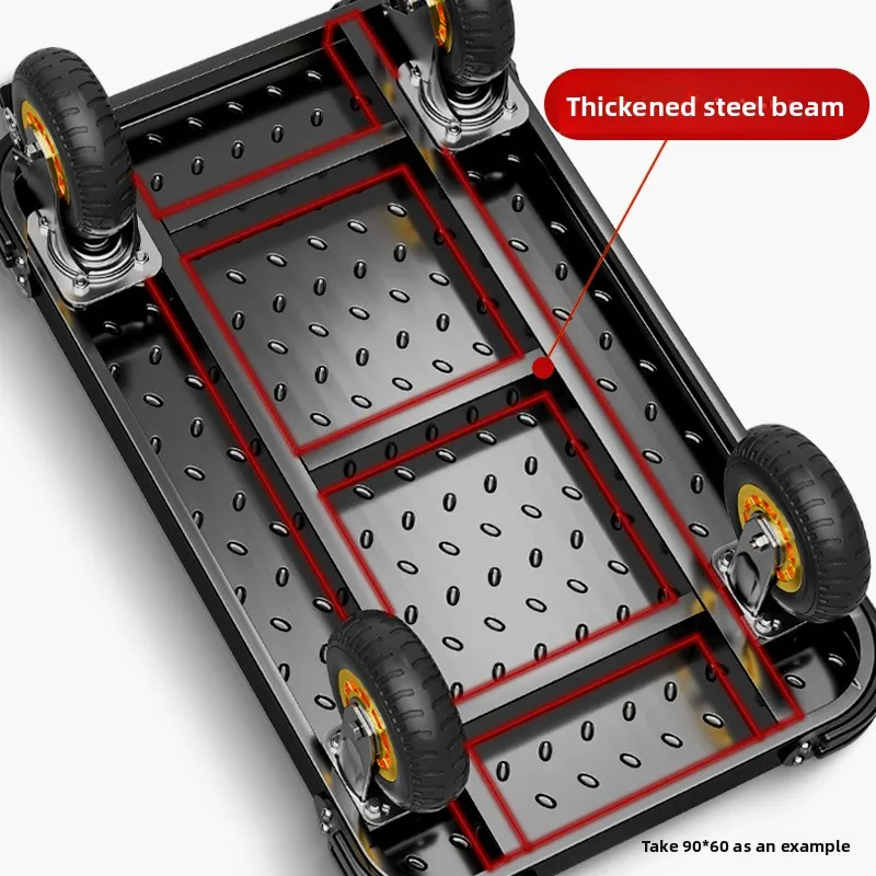 Бортовой грузовик с ручным нажатием Бесшумный складной грузовик Утолщенная железная и стальная пластина
Бортовой грузовик с ручным нажатием Бесшумный складной грузовик Утолщенная железная и стальная пластина