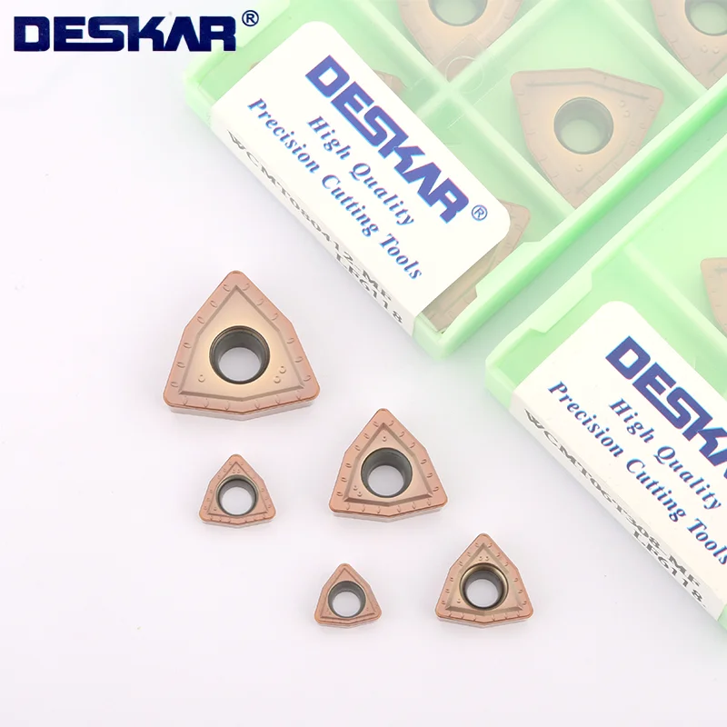 deskar inserts LF6018 WCMT030208 WCMT040208 WCMT050308 WCMT06T308 WCMT080412 Turning Tool WCMT Carbide Inserts Lathe tools
deskar inserts LF6018 WCMT030208 WCMT040208 WCMT050308 WCMT06T308 WCMT080412 Turning Tool WCMT Carbide Inserts Lathe tools