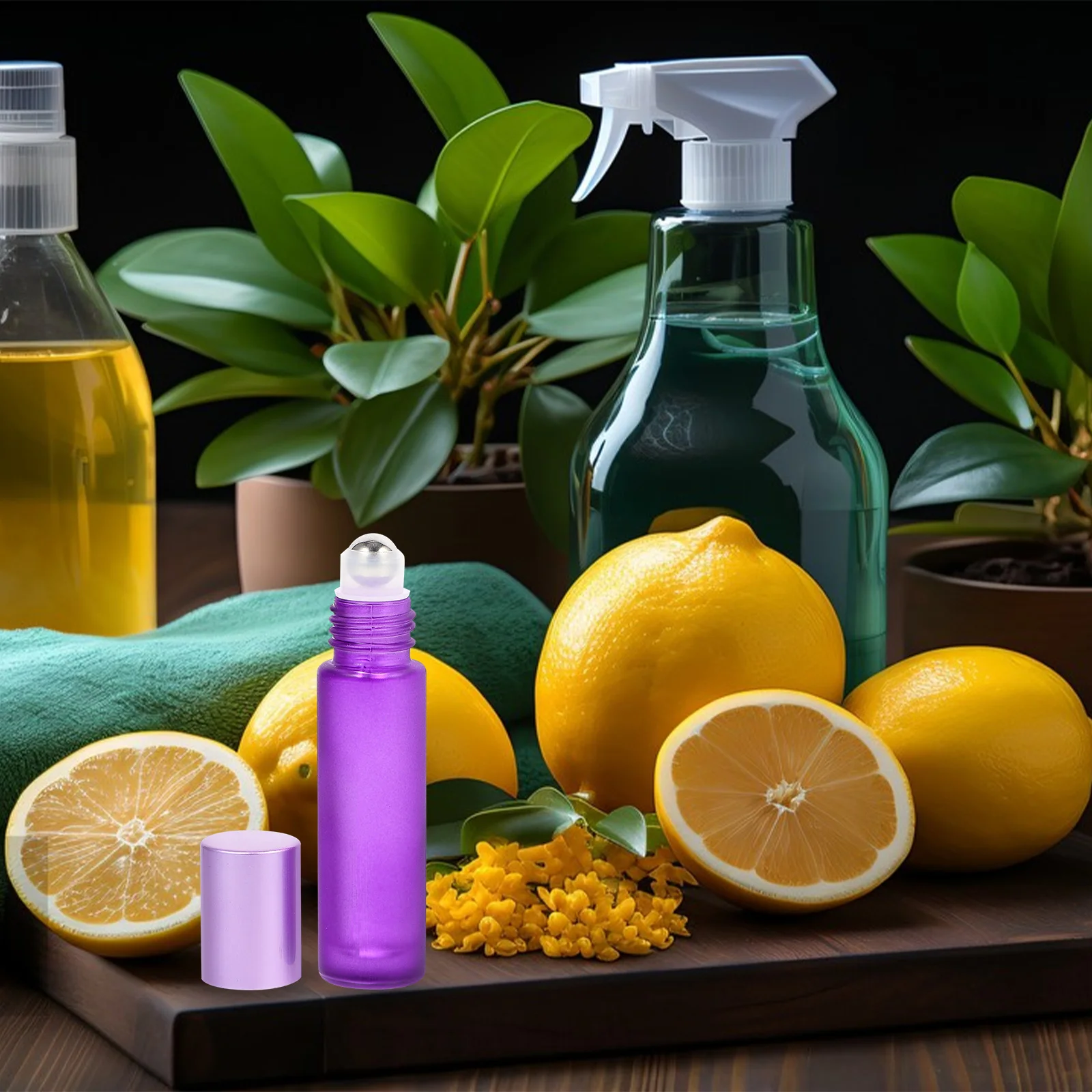 10pcs 10ml Roller Bottles Compact Size Versatile Use Perfume Essential Oils Serums Refillable Containers
10pcs 10ml Roller Bottles Compact Size Versatile Use Perfume Essential Oils Serums Refillable Containers