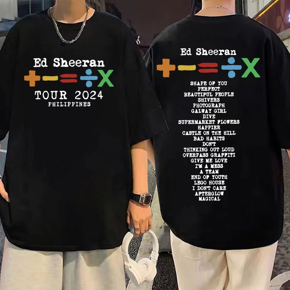 Limited Ed Sheeran Mathematics Tour Merch T-shirt Men Women Clothing Fashion Hip Hop T Shirt Harajuku Y2k Short Sleeve T-shirts
Limited Ed Sheeran Mathematics Tour Merch T-shirt Men Women Clothing Fashion Hip Hop T Shirt Harajuku Y2k Short Sleeve T-shirts