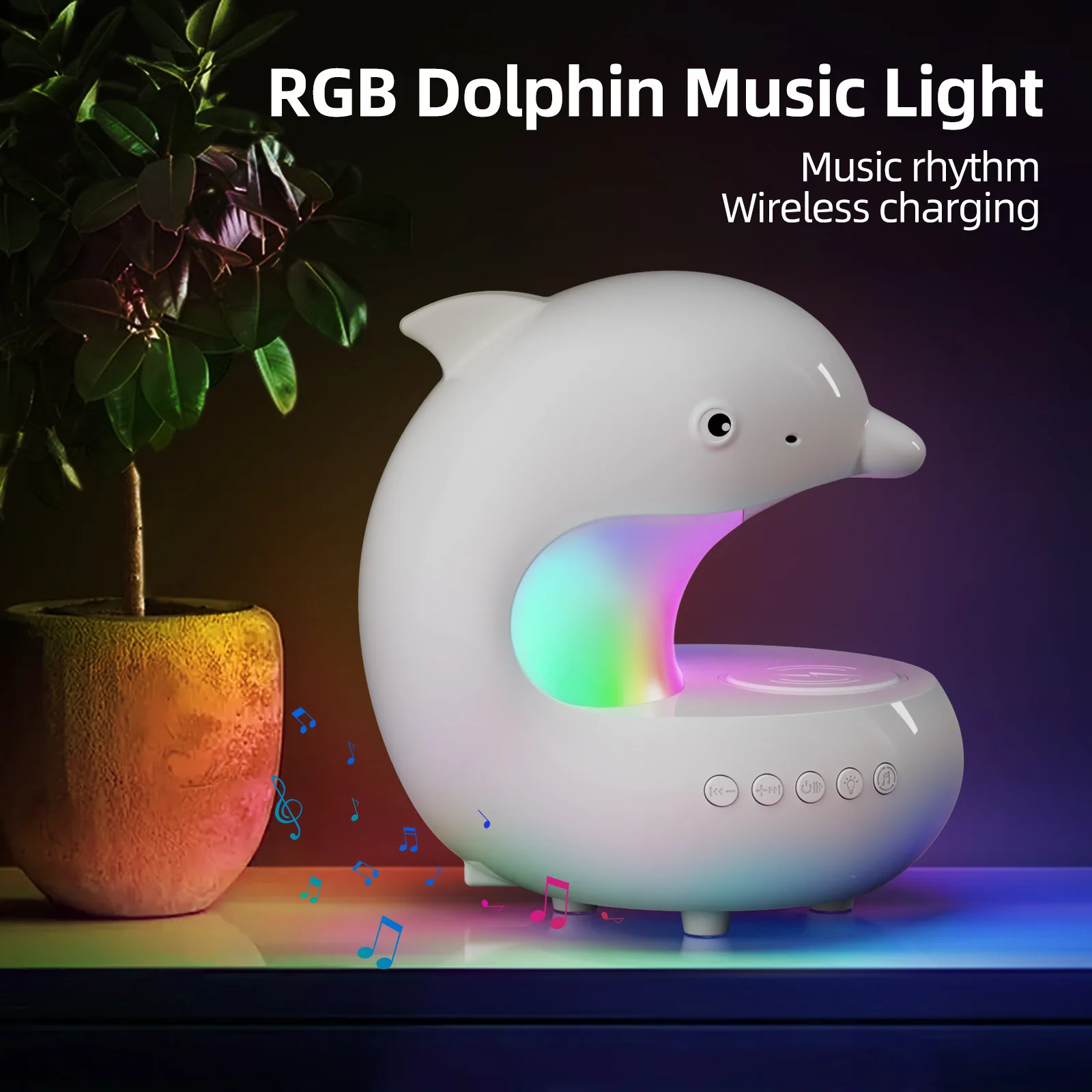 Qi Wireless Charger Night Light, Rechargeable Smart LED Desk Lamp for Bedroom Bedside Table Decor Gift
Qi Wireless Charger Night Light, Rechargeable Smart LED Desk Lamp for Bedroom Bedside Table Decor Gift