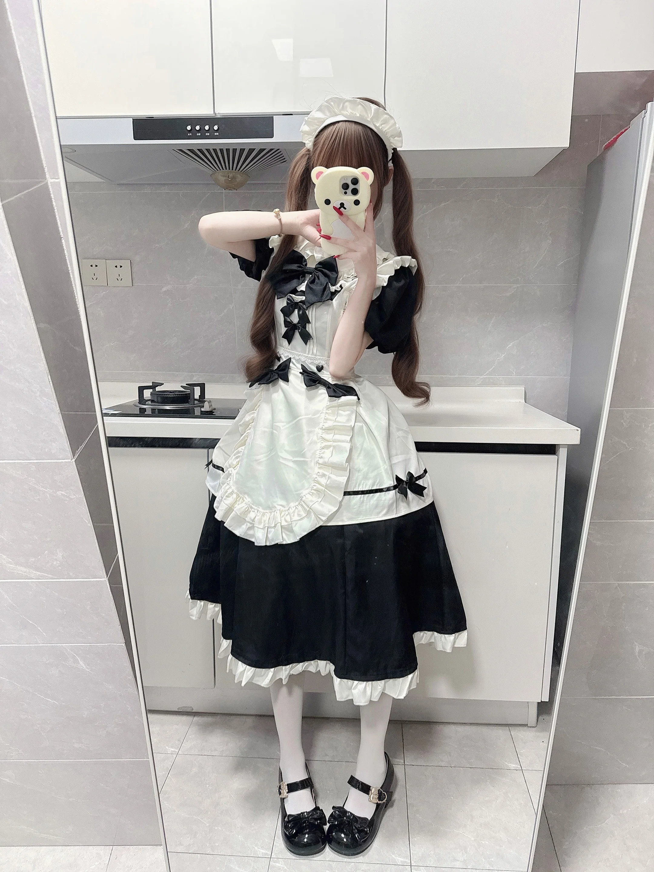 Adorable Long Sleeve Maid Uniform Dress Black White Large Size Cosplay Dress for Women A-Line Skirt Soft Fabric Bubble Sleeve
Adorable Long Sleeve Maid Uniform Dress Black White Large Size Cosplay Dress for Women A-Line Skirt Soft Fabric Bubble Sleeve