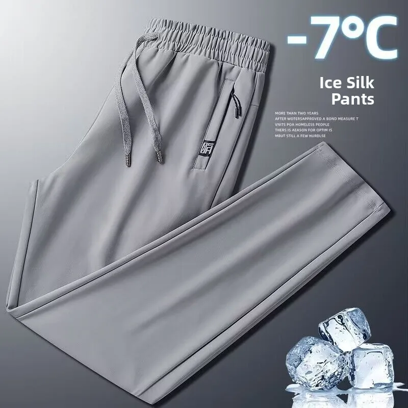 Ice Silk Qui Dry Summer Sport Men's Casual Pants Youth Vitali Sle Micro Stretch Regular Thin Long Pants
Ice Silk Qui Dry Summer Sport Men's Casual Pants Youth Vitali Sle Micro Stretch Regular Thin Long Pants
