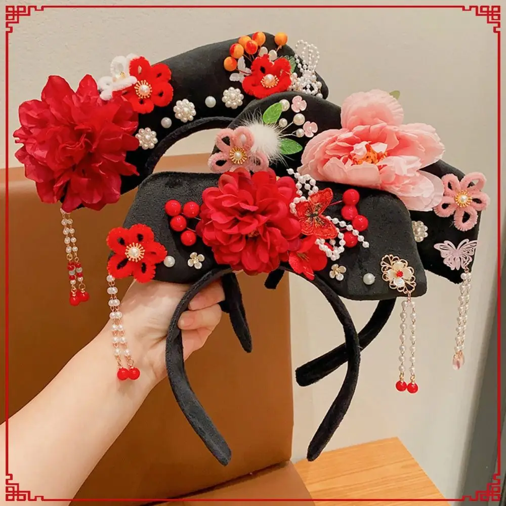 Flower Chinese Style Headwear Bow Tassel Ancient Style Headband Antique Headband Royal Court Headwear Hanfu Hair Clip Children
Flower Chinese Style Headwear Bow Tassel Ancient Style Headband Antique Headband Royal Court Headwear Hanfu Hair Clip Children