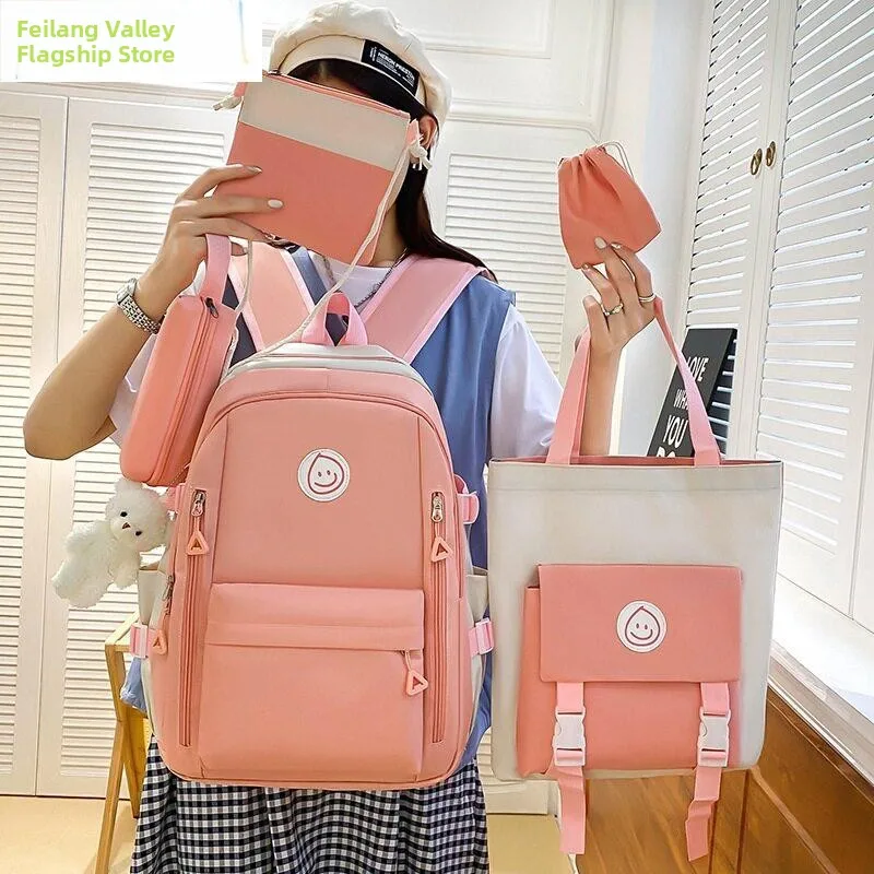 Middle School Student Large Capacity Lightweight Backpack Reduce Burden Dual Shoulder Bag for Primary School Three to Five Grade
Middle School Student Large Capacity Lightweight Backpack Reduce Burden Dual Shoulder Bag for Primary School Three to Five Grade