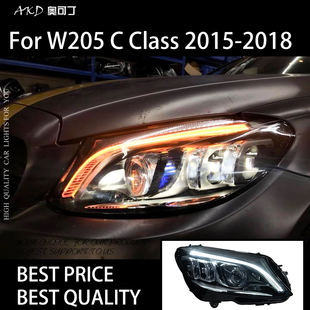 Автомобильные фары для W205 C Class 2014-2021, светодиодные автомобильные фары в сборе, обновление, высокая конфигурация, линза Bicofal, аксессуары для сигнальных ламп
Автомобильные фары для W205 C Class 2014-2021, светодиодные автомобильные фары в сборе, обновление, высокая конфигурация, линза Bicofal, аксессуары для сигнальных ламп