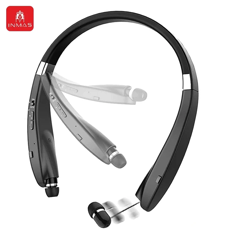 INMAS SX-991 Wireless Neckband Earbuds Bluetooth TWS Foldable Headset Noise Cancelling Headphone Hifi Stereo Earphones With Mic
INMAS SX-991 Wireless Neckband Earbuds Bluetooth TWS Foldable Headset Noise Cancelling Headphone Hifi Stereo Earphones With Mic