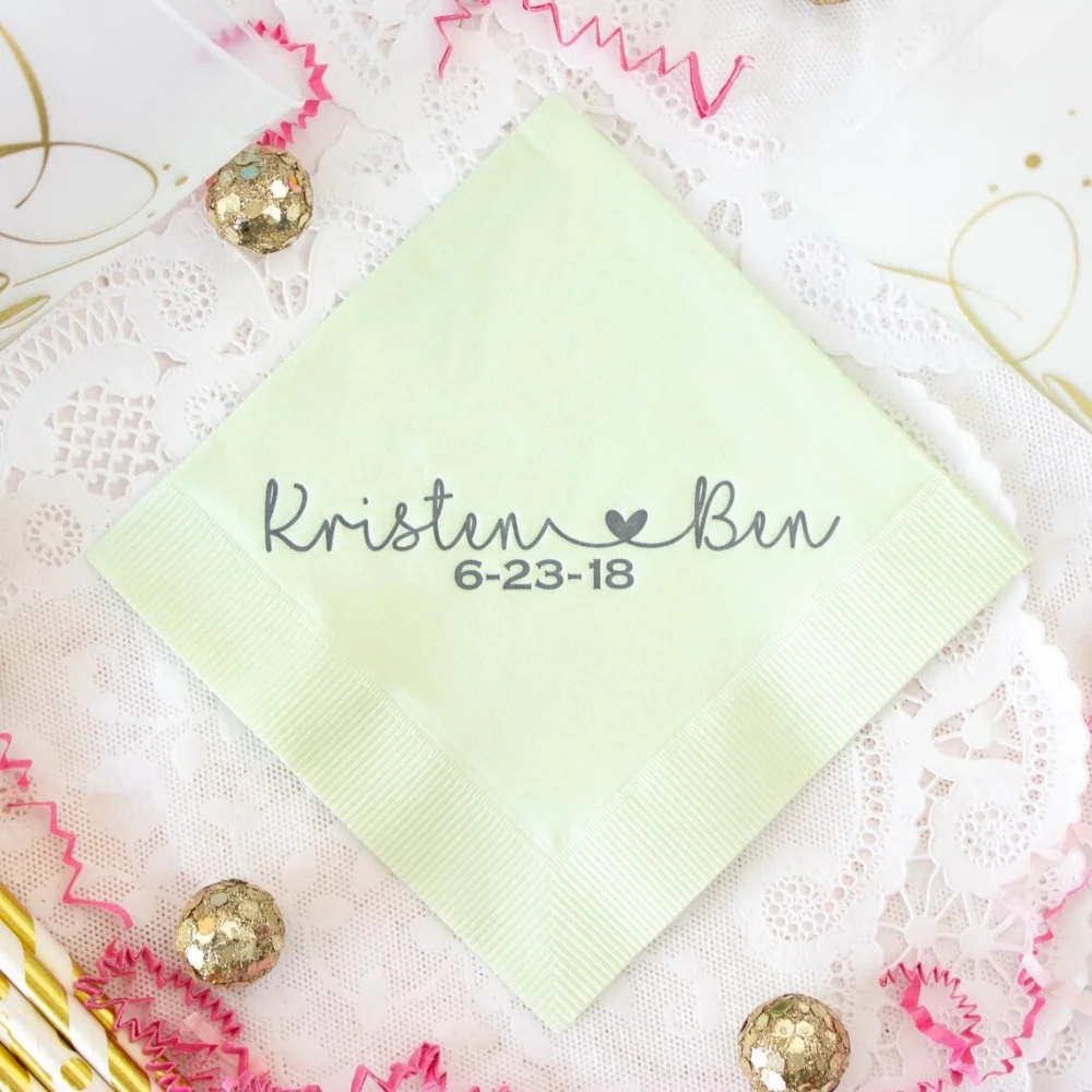 50 Wedding Napkins, Personalized Napkins, Custom Napkins, Event Napkins, Party Napkins, Birthday Napkins, Rehearsal Dinner, Br
50 Wedding Napkins, Personalized Napkins, Custom Napkins, Event Napkins, Party Napkins, Birthday Napkins, Rehearsal Dinner, Br