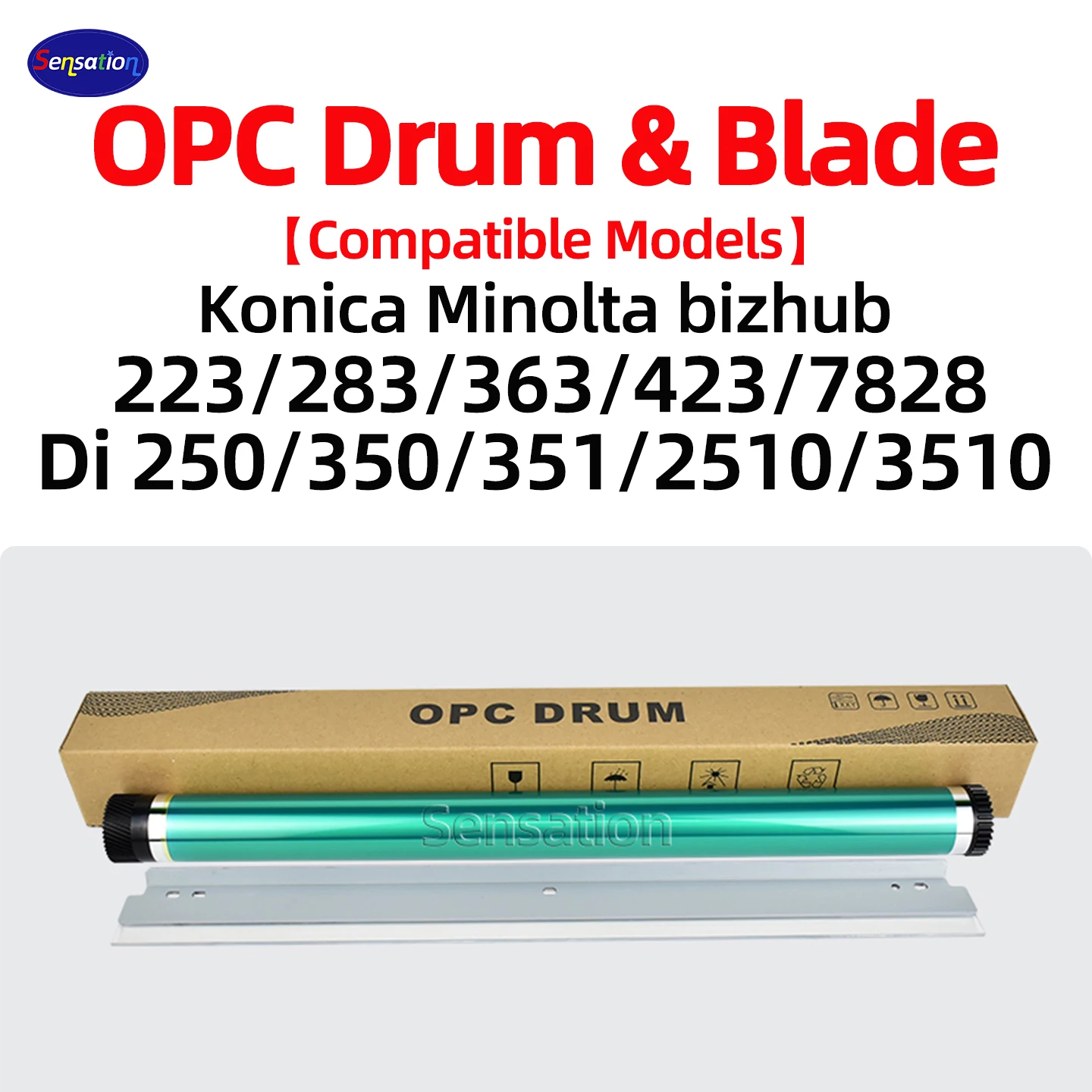 OPC Drum For Konica Minolta Bizhub 222 282 362 223 283 363 423 362 7828 Di250 350 2510 3510 High quality Drum cleaning blade
OPC Drum For Konica Minolta Bizhub 222 282 362 223 283 363 423 362 7828 Di250 350 2510 3510 High quality Drum cleaning blade