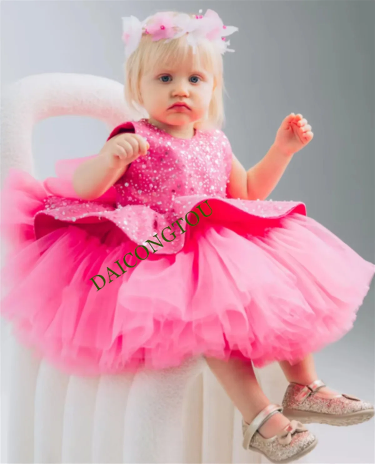 CustomizedFlower Girl Dress | Puffy Tulle Tiered Tutu with Big Bow | Christening Baptism Dress | Baby Toddler Girl (1-3 Years) |
CustomizedFlower Girl Dress | Puffy Tulle Tiered Tutu with Big Bow | Christening Baptism Dress | Baby Toddler Girl (1-3 Years) |