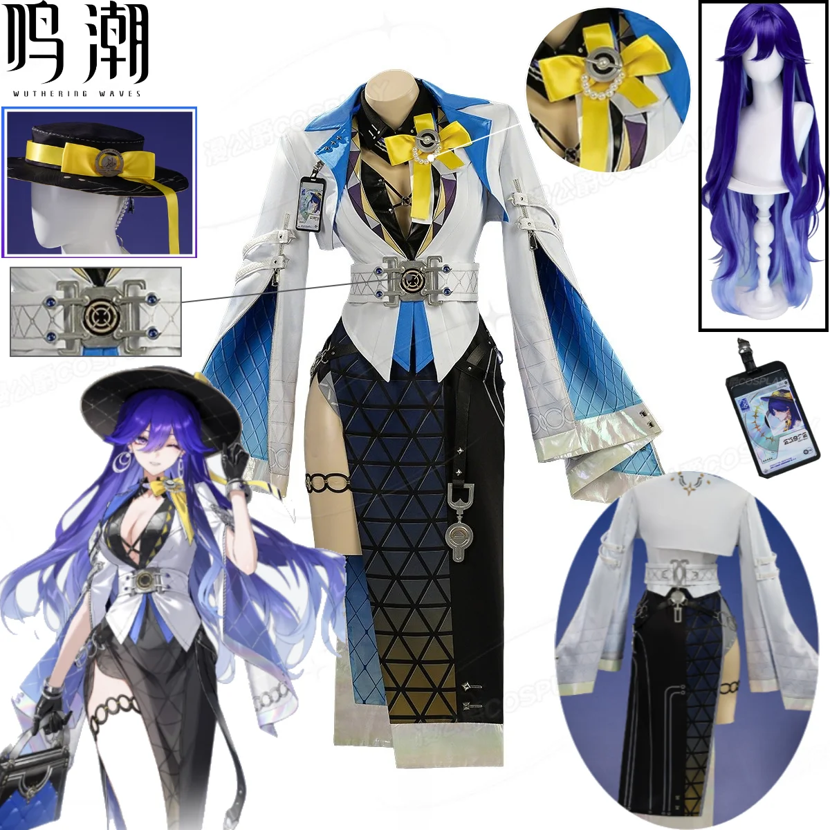 Lucilla Cosplay Costume Wuthering Waves Lucilla Sexy Cheongsam Dress Hat Props Wig Leg Garter for Women's Halloween Suits
Lucilla Cosplay Costume Wuthering Waves Lucilla Sexy Cheongsam Dress Hat Props Wig Leg Garter for Women's Halloween Suits