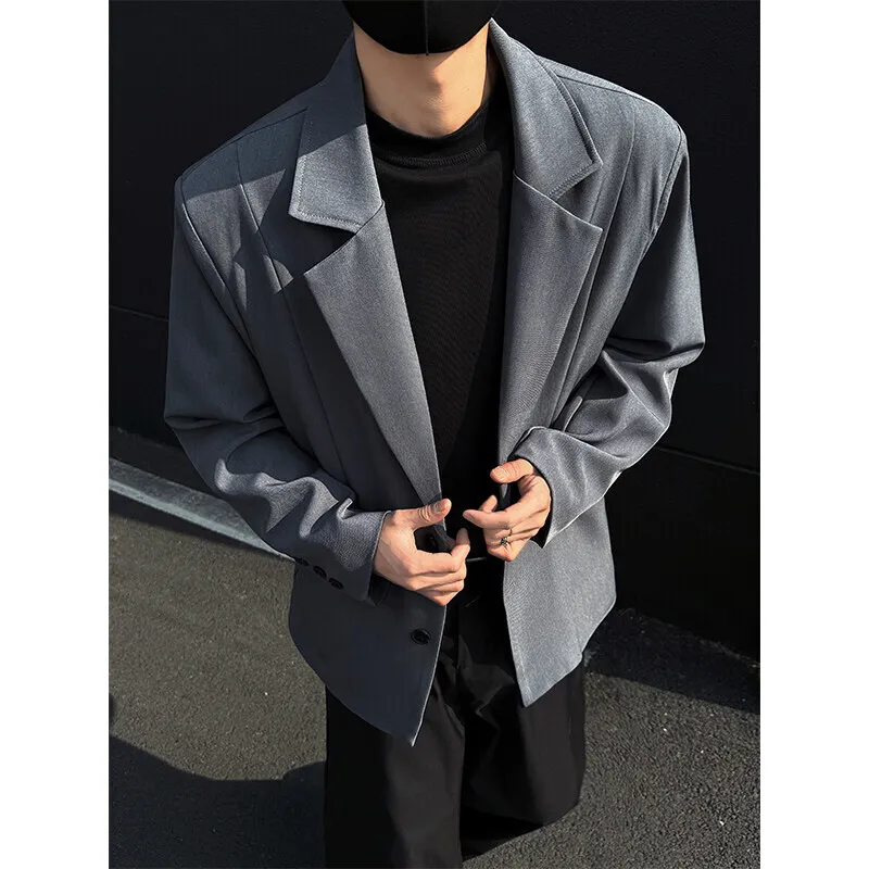 Black Blazer Jacket Men Fashion Society Mens Gray Dress Jacket Korean Loose Casual Suit Jacket Mens Office Formal Jackets M-3XL
Black Blazer Jacket Men Fashion Society Mens Gray Dress Jacket Korean Loose Casual Suit Jacket Mens Office Formal Jackets M-3XL